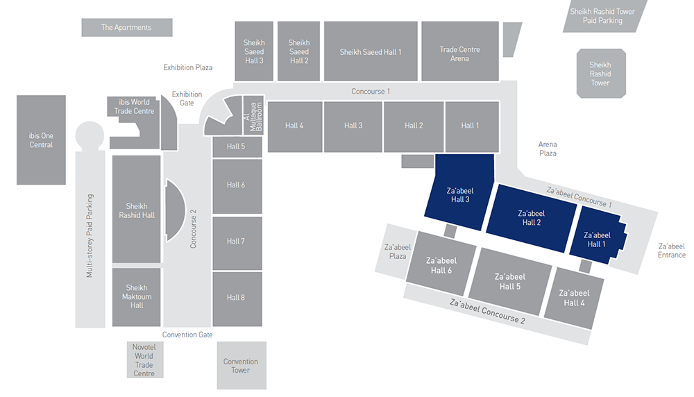 GITEX2019 location map